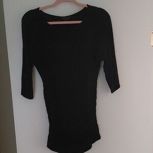 Banana Republic Black Tunic Top
